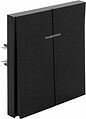 Kranz KR-78-0714-5 Выключатель STRONG 2 кл с подсветкой 10А с/у антрацит KRANZ