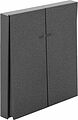 Kranz KR-78-0714-6 Выключатель STRONG 2 кл с подсветкой 10А с/у графит KRANZ Kranz KR-78-0714-6 Выключатель STRONG 2 кл с подсветкой 10А с/у графит KRANZ