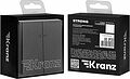 Kranz KR-78-0714-6 Выключатель STRONG 2 кл с подсветкой 10А с/у графит KRANZ Kranz KR-78-0714-6 Выключатель STRONG 2 кл с подсветкой 10А с/у графит KRANZ