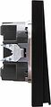 Kranz KR-78-0716-5 Выключатель STRONG 1 кл проходной (переключатель) с подсветкой 10А с/у антрацит KRANZ