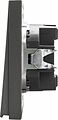 Kranz KR-78-0716-6 Выключатель STRONG 1 кл проходной (переключатель) с подсветкой 10А с/у графит KRANZ Kranz KR-78-0716-6 Выключатель STRONG 1 кл проходной (переключатель) с подсветкой 10А с/у графит KRANZ
