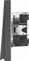 Kranz KR-78-0718-6 Выключатель STRONG 1 кл перекрестный (переключатель) с подсветкой 10А с/у графит KRANZ Kranz KR-78-0718-6 Выключатель STRONG 1 кл перекрестный (переключатель) с подсветкой 10А с/у графит KRANZ