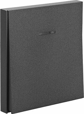 Kranz KR-78-0718-6 Выключатель STRONG 1 кл перекрестный (переключатель) с подсветкой 10А с/у графит KRANZ