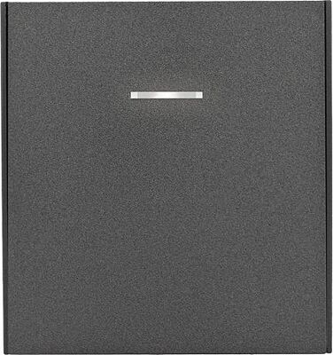 Kranz KR-78-0718-6 Выключатель STRONG 1 кл перекрестный (переключатель) с подсветкой 10А с/у графит KRANZ
