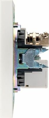 Kranz KR-78-0722-4 Розетка STRONG компьютерная RJ45 кат6 + TV с/у жемчуг KRANZ