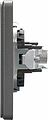 Kranz KR-78-0723-2 Розетка ROUND TV с/у титан KRANZ