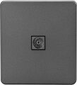 Kranz KR-78-0723-2 Розетка ROUND TV с/у титан KRANZ
