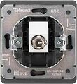 Kranz KR-78-0723-2 Розетка ROUND TV с/у титан KRANZ