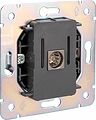 Kranz KR-78-0723-2 Розетка ROUND TV с/у титан KRANZ