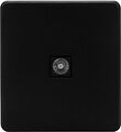Kranz KR-78-0723-3 Розетка ROUND TV с/у оникс KRANZ