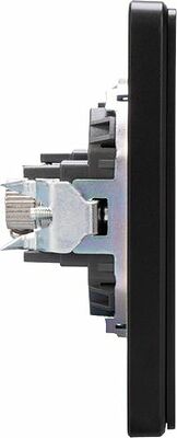 Kranz KR-78-0723-3 Розетка ROUND TV с/у оникс KRANZ
