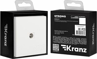 Kranz KR-78-0723-4 Розетка STRONG TV с/у жемчуг KRANZ