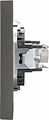 Kranz KR-78-0723-6 Розетка STRONG TV с/у графит KRANZ Kranz KR-78-0723-6 Розетка STRONG TV с/у графит KRANZ