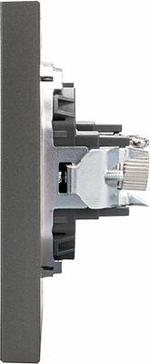 Kranz KR-78-0723-6 Розетка STRONG TV с/у графит KRANZ