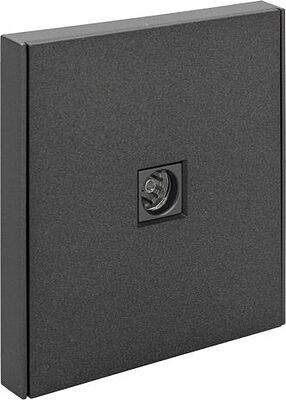 Kranz KR-78-0723-6 Розетка STRONG TV с/у графит KRANZ