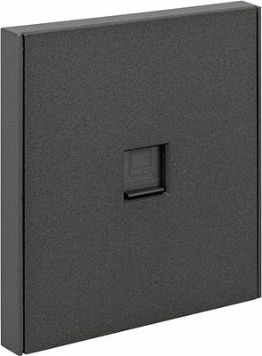 Kranz KR-78-0724-6 Розетка STRONG компьютерная RJ45 кат6 с/у графит KRANZ