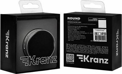 Kranz KR-78-0728-2 Терморегулятор ROUND Wi-Fi с/у титан KRANZ