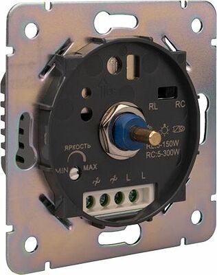 Kranz KR-78-0732-2 Светорегулятор ROUND (диммер) 300Вт с/у титан KRANZ