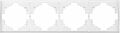 Kranz KR-78-0754-4 Рамка STRONG 4-постовая жемчуг KRANZ