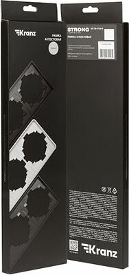 Kranz KR-78-0754-4 Рамка STRONG 4-постовая жемчуг KRANZ