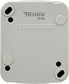 Kranz KR-78-0817 Розетка одноместная Mini OG IP54 с/з, о/у, серая KRANZ Kranz KR-78-0817 Розетка одноместная Mini OG IP54 с/з, о/у, серая KRANZ
