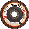 Kranz KR-90-0005 Круг лепестковый торцевой, P40, 115х22,2мм KRANZ Kranz KR-90-0005 Круг лепестковый торцевой, P40, 115х22,2мм KRANZ