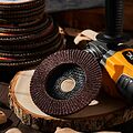 Kranz KR-90-0005 Круг лепестковый торцевой, P40, 115х22,2мм KRANZ Kranz KR-90-0005 Круг лепестковый торцевой, P40, 115х22,2мм KRANZ