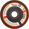 Kranz KR-90-0006 Круг лепестковый торцевой, P60, 115х22,2мм KRANZ Kranz KR-90-0006 Круг лепестковый торцевой, P60, 115х22,2мм KRANZ
