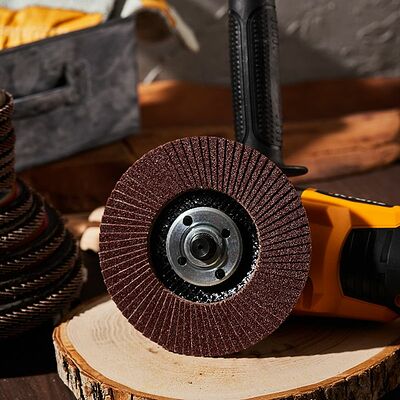 Kranz KR-90-0017 Круг лепестковый торцевой, P120, 125х22,2мм KRANZ