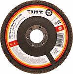 Kranz KR-90-0017 Круг лепестковый торцевой, P120, 125х22,2мм KRANZ