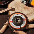 Kranz KR-90-0017 Круг лепестковый торцевой, P120, 125х22,2мм KRANZ