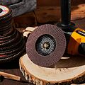 Kranz KR-90-0017 Круг лепестковый торцевой, P120, 125х22,2мм KRANZ