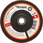 Kranz KR-90-0022 Круг лепестковый торцевой, P60, 180х22,2мм KRANZ
