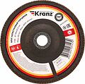 Kranz KR-90-0023 Круг лепестковый торцевой, P80, 180х22,2мм KRANZ Kranz KR-90-0023 Круг лепестковый торцевой, P80, 180х22,2мм KRANZ