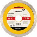 Kranz KR-90-0111 Диск алмазный отрезной сплошной 125x22,2x1,8x10мм KRANZ