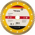 Kranz KR-90-0123 Диск алмазный отрезной Turbo 180x22,2x2,4x10мм KRANZ