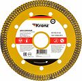 Kranz KR-90-0142 Диск алмазный отрезной ультратонкий 150x22,2x1,6x10 мм KRANZ