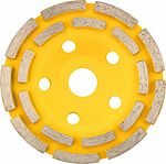 Kranz KR-90-0151 Чашка алмазная шлифовальная, двухрядная,125х22,2мм KRANZ