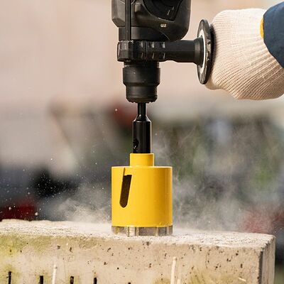 Kranz KR-90-0164 Коронка алмазная по бетону 70мм, L=90мм, М16, сегмент, SDS PLUS KRANZ