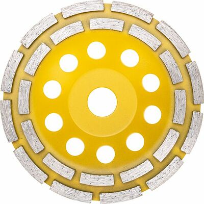 Kranz KR-90-0252 Чашка алмазная шлифовальная, двухрядная, 150х22,2мм KRANZ
