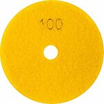 Kranz KR-90-0302 Круг алмазный гибкий шлифовальный Черепашка 100мм, P100, сухое/мокрое шлифование KRANZ