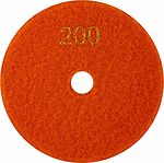 Kranz KR-90-0303 Круг алмазный гибкий шлифовальный Черепашка 100мм, P200, сухое/мокрое шлифование KRANZ