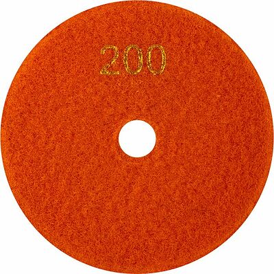 Kranz KR-90-0303 Круг алмазный гибкий шлифовальный Черепашка 100мм, P200, сухое/мокрое шлифование KRANZ