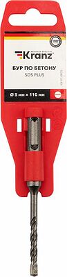Kranz KR-91-0005 Бур по бетону 5x110x50мм SDS PLUS KRANZ