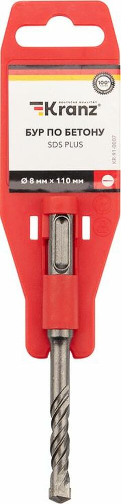 Kranz KR-91-0007 Бур по бетону 8x110x50мм SDS PLUS KRANZ