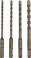 Kranz KR-91-0405 Набор буров по бетону 5-6-8-10х160х100мм, 4 шт, в пластиковой коробке SDS PLUS KRANZ