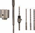 Kranz KR-91-0431 Набор для установки подрозетников SDS PLUS, 5 предметов KRANZ