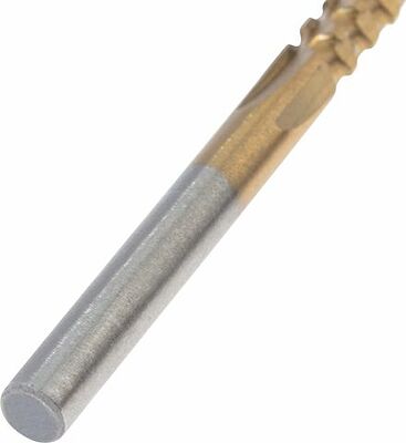 Kranz KR-91-0581 Сверло-фреза по металлу 4мм, HSS, ТИТАН, цилиндрический хвостовик (1 шт/уп) KRANZ