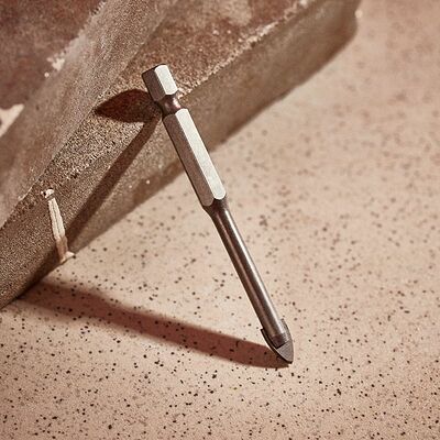 Kranz KR-91-0642 Сверло по стеклу и керамике 6 мм, 2 грани, шестигранный хвостовик Kranz