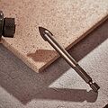 Kranz KR-91-0644 Сверло по стеклу и керамике10 мм, 2 грани, шестигранный хвостовик Kranz
